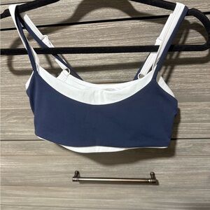 Shopform layered bra size medium navy